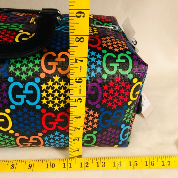 🤩New w/Box Gucci Psychedelic Small Duffle Purse Bag Convertible to Backpack🤩 - Picture 12 of 16